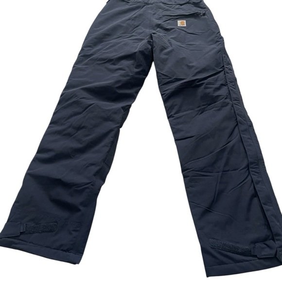 Carhartt Insulated Men’sWaterproof Shoreline Storm Defender Pants in blue Small. - Picture 6 of 12